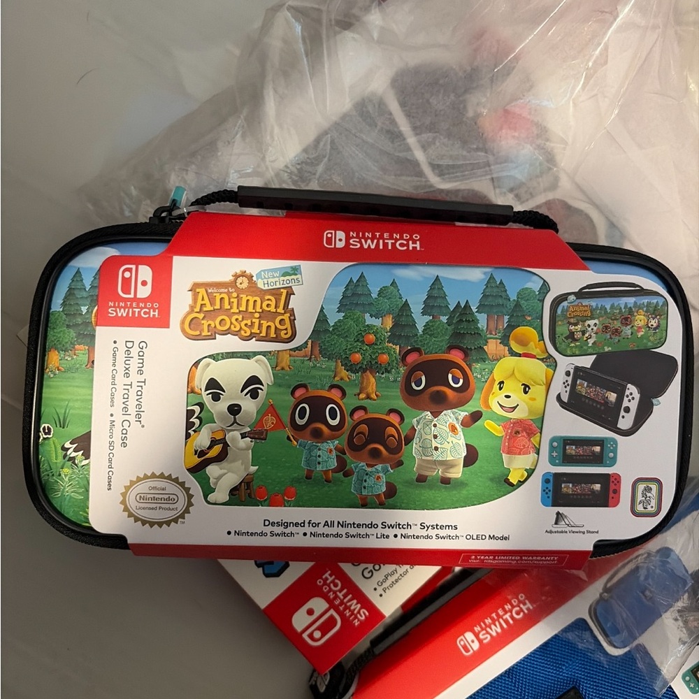 Nintendo Switch Animal Crossing Red Carry Case